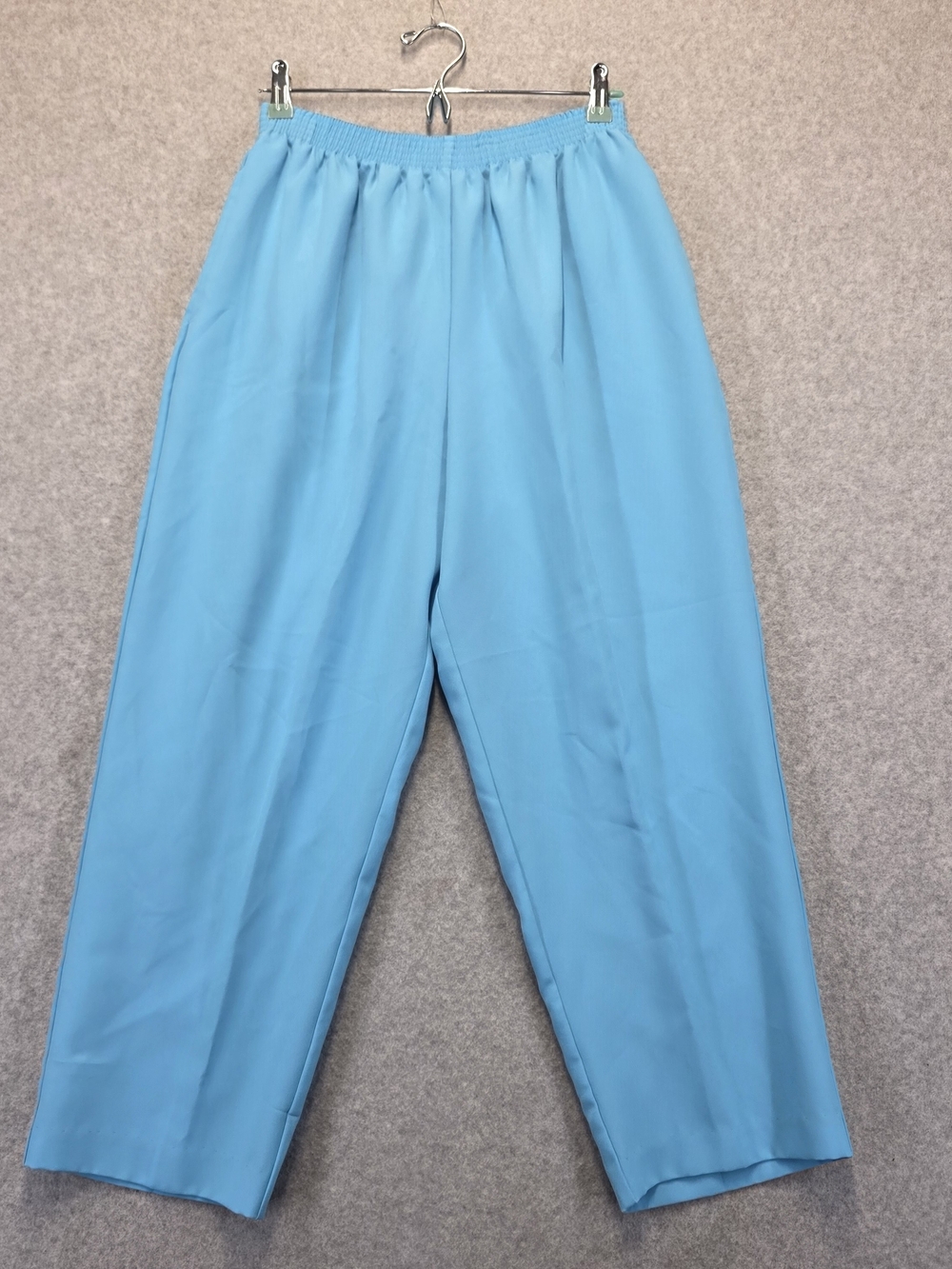 BonWorth Women’s MP Petite Turquoise Blue Pull On Elastic Waist Pants